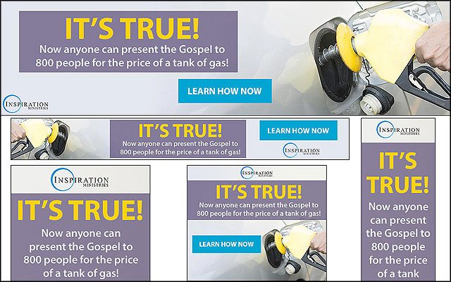 Preview of Inspiration Banner Ads project.