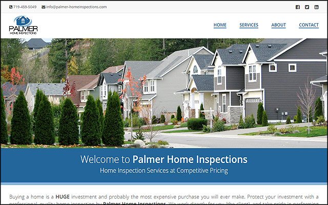 Preview of Palmer Home Inspections project.